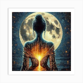 Moonlight Mastery 3 Art Print