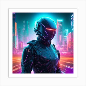 Sci - Fi Futurist Art Print