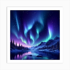 Aurora Borealis Art Print