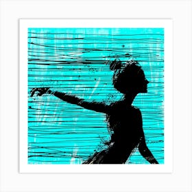 Bars To Dance - Silhouette Lines Art Print