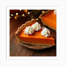 Pumpkin Pie Art Print