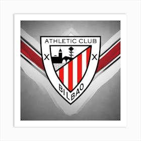 Athletic Club Bilbao Logo Wall Art 3 Art Print