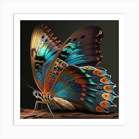 Butterfly Hd Wallpapers Art Print