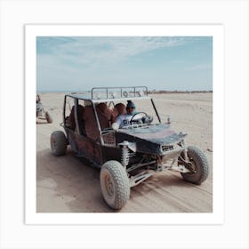 Desert Safari In Egypt Art Print