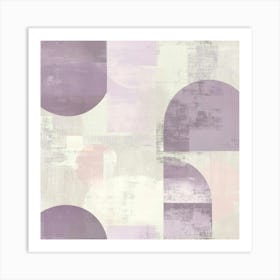 Abstract Lilac 2 Art Print