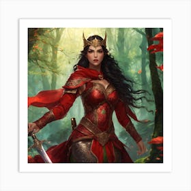 MY ELVEN PRINCESS Art Print