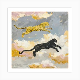 Cheetahs In The Sky 2 Art Print