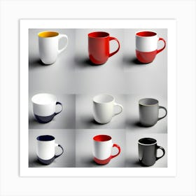 Coffee Mugs 2 Art Print