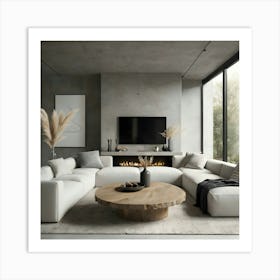 Modern Living Room 147 Art Print