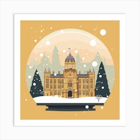 Oxford United Kingdom Snowglobe Art Print