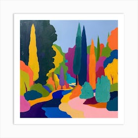 Abstract Park Collection Mount Royal Park Montreal Canada 2 Art Print