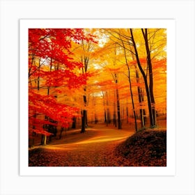 Autumn Forest Art Print