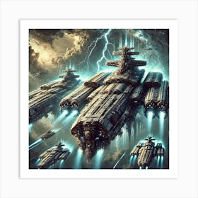 Stratospheric Destroyers Stratospheric Sovereigns Art Print