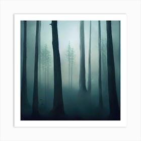 Dark Forest Art Print