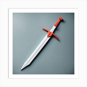 Sword - Sword Stock Videos & Royalty-Free Footage Art Print