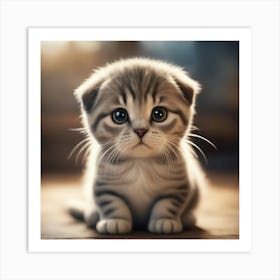 Cute Kitten 4 Art Print