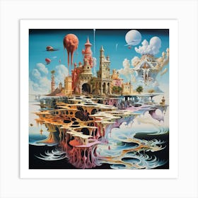 'The Castle In The Sky' Art Print