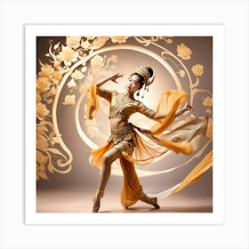 Thai dancer 2 Art Print