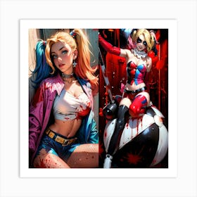 Harley Quinn 7 Art Print