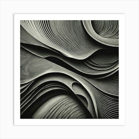 Organic Monochromatic_#4 Art Print