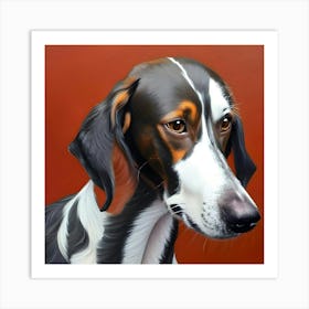 Spotted Dog Art Print