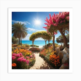 Garden Of Flowers Art Print