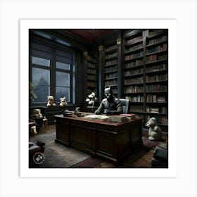 Batman'S Office 1 Art Print