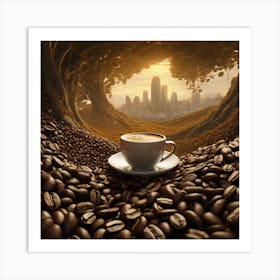 Coffee Art 1 Art Print