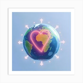 Heart Of The World Art Print