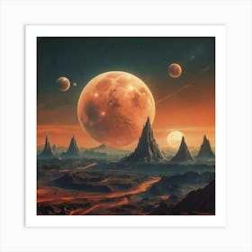 Red Planet Art Print