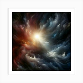 Abstract Of Clouds 1 Art Print