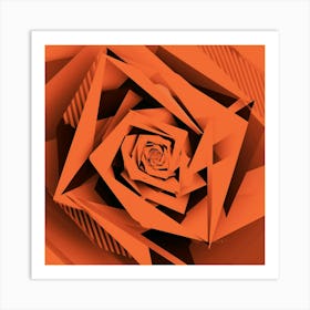 Abstract Rose 2 Art Print