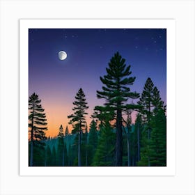 Tahoe Forest Art Print