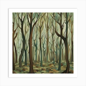 Woods Art Print