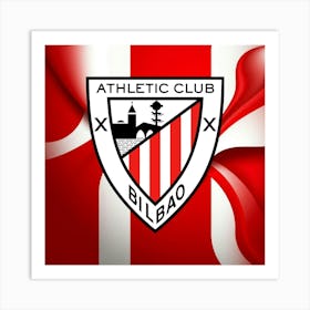 Athletic Club Bilbao Logo Wall Art 7 Art Print