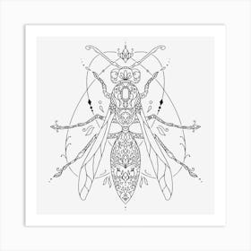 Mandala Insect 05 Art Print