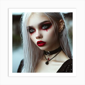 Gothic Girl Art Print