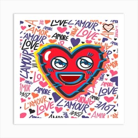 Love Beat Art Print