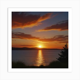 Sunset1 Art Print