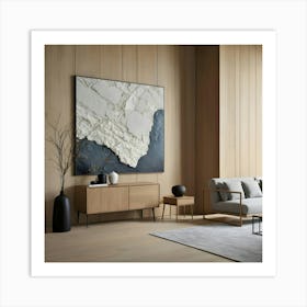 Modern Living Room 75 Art Print