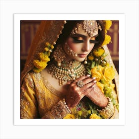 Mehndi dress Art Print