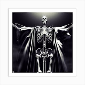 Skeleton 2 Art Print