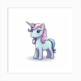 Cute Unicorn 795 Art Print