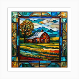 Barn In The Countryside Art Print