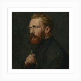 Portrait Of A Bearded Man Art Print