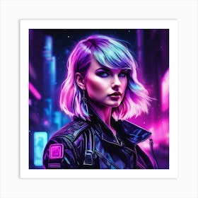 neon Taylor Swift Affiche