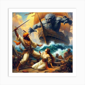 Pirates Of The Caribbean Art Print