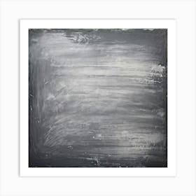 Chalk Smudges Streaking Across A Gray Slate Surface Texture Hinting At A Worn Chalkboard Backgroun Art Print