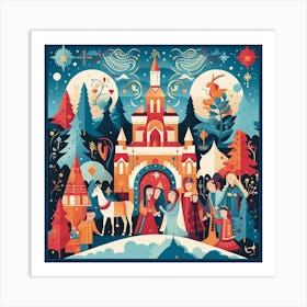 Christmas Fairytale Art Print