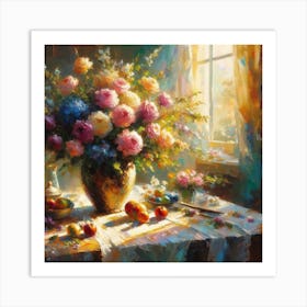 Vase Of Flowers Art Print